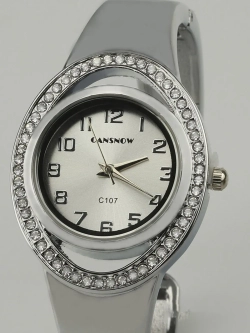 Часы-браслет кварцевые CANSNOW, серебристый W8090-04