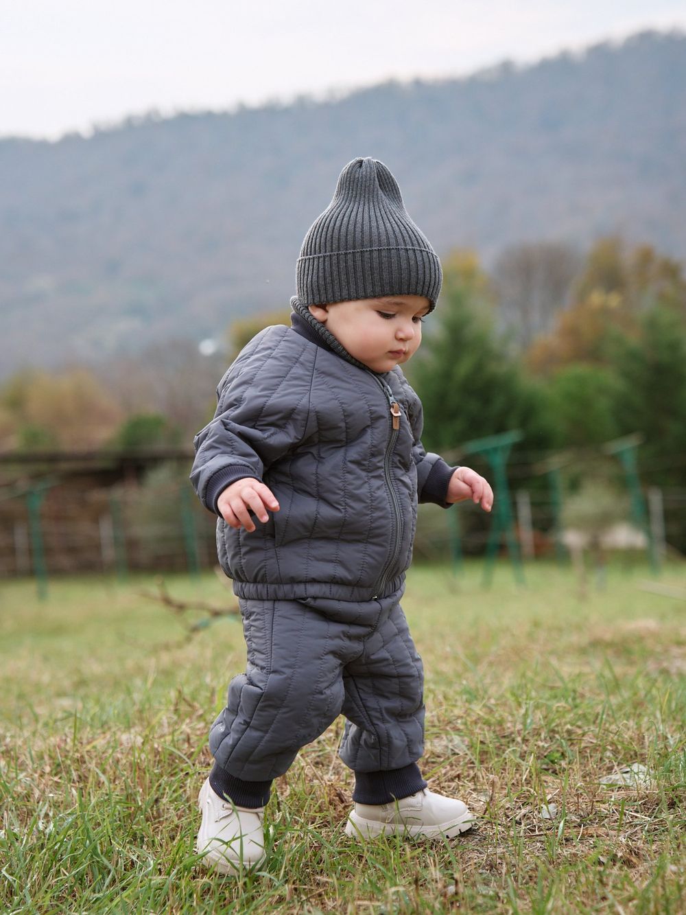 Костюм стеганый "Графит" с утеплителем 0+