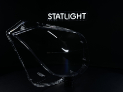 Правое стекло фары Mercedes GLK 204 2012-2015 рест