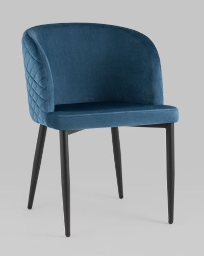 Стул Оскар велюр сине-зеленый