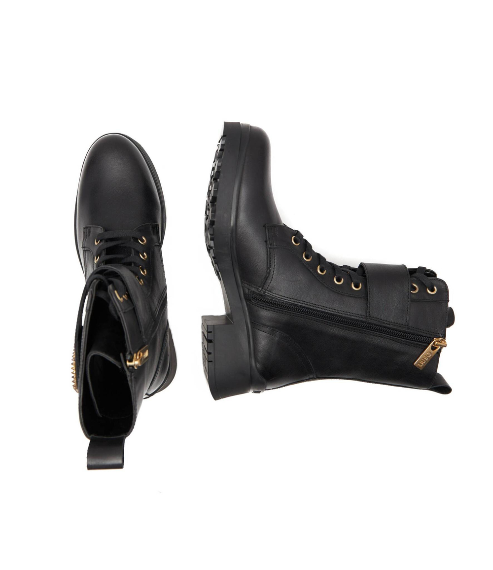 Кожаные ботильоны new nancy 37 Liu Jo - черный(SF2155 P0102)