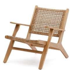 Кресло Grignoon, массив акации, ротанг