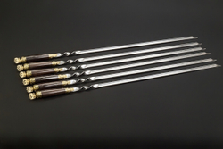 Подарочный набор шампуров в кейсе "Державный"