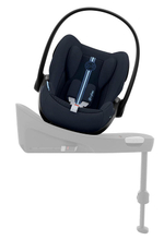 Коляска 3 в 1 Cybex Priam IV Rosegold и автокресло Cloud G i-Size Ocean Blue Plus Off White