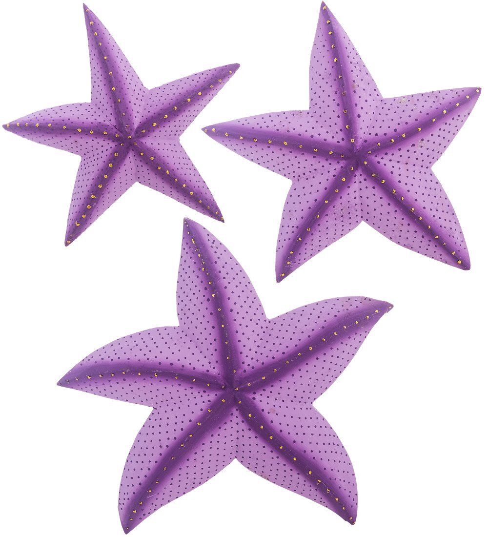 Decor and Gift 63-050-03 Панно «Морская звезда» набор из трех (о.Бали)