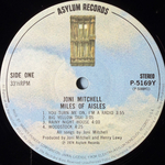 Joni Mitchell And The L.A. Express ‎– Miles Of Aisles 2LP (Япония 1974г.)