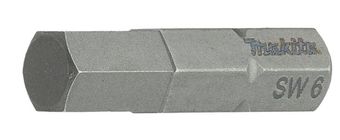 Насадка HEX6.0, 25 мм, E-form (MZ), 10 шт Makita P-21406