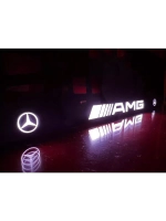 Рамка для номера с подсветкой. AMG