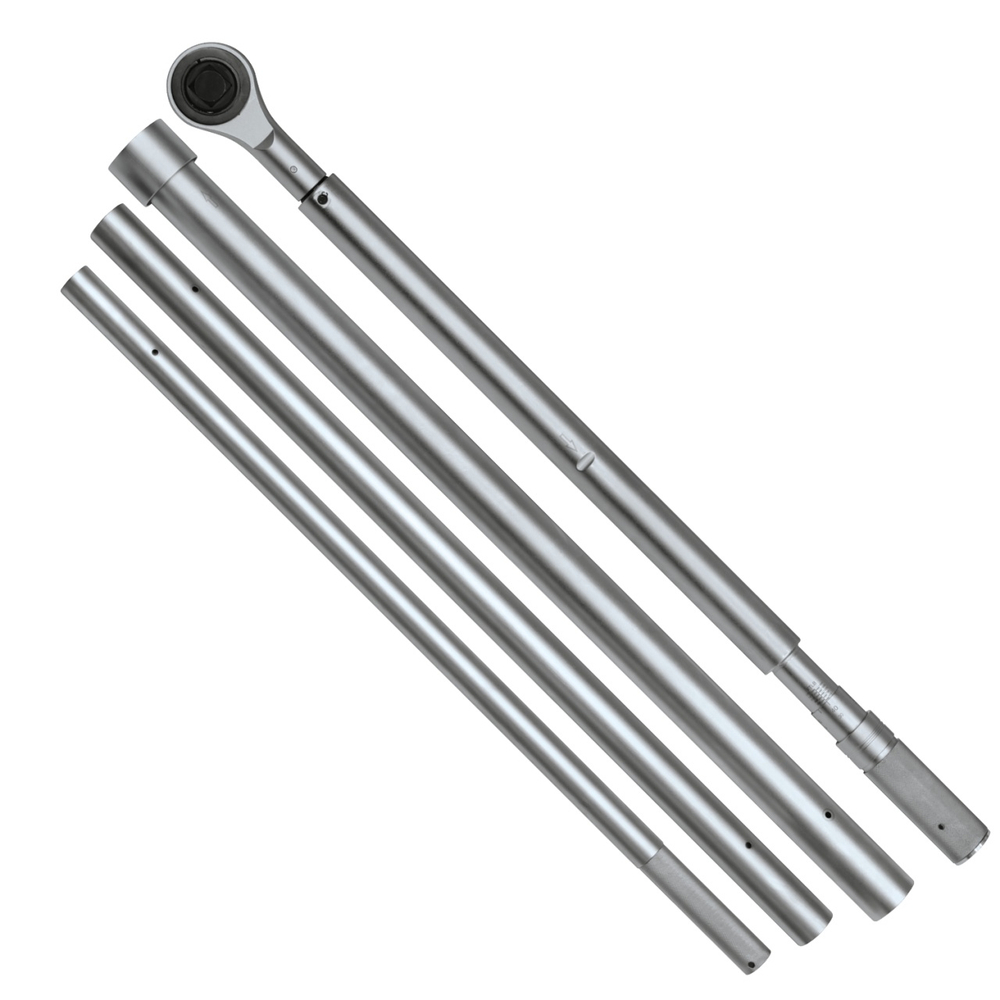 Динамометрический ключ 1", 500-2500 Нм, для левой и правой резьбы, футляр KING TONY