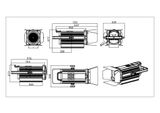 Светодиодный Прожектор с линзой Френеля 300 Вт — Profile CRI 90 DMX512/RDM