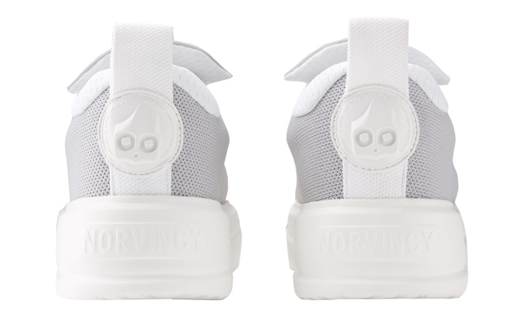 NORVINCY Stylish Skateboarding Shoes Unisex Low top Gray