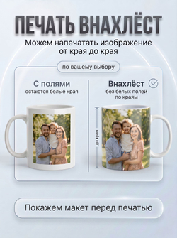 Кружка и пазл с фотографией и своим принтом на заказ