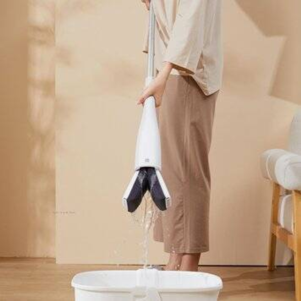 Швабра Xiaomi Blue Small Fish Squeeze MOP PU03A