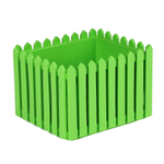 Кашпо Лардо квадратное среднее (салатовый)