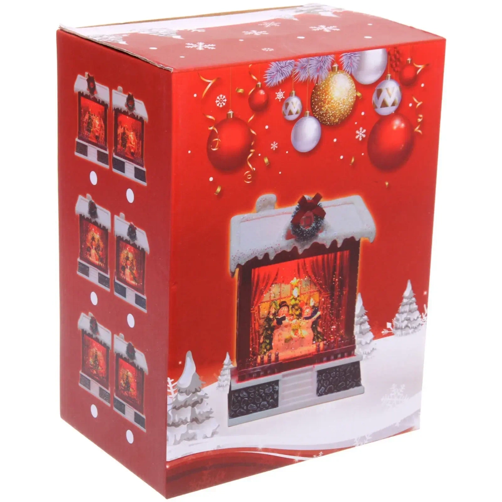 Сувенир с подсветкой «Домик» 13.5*8*19.5 см (питание от USB и батареек)