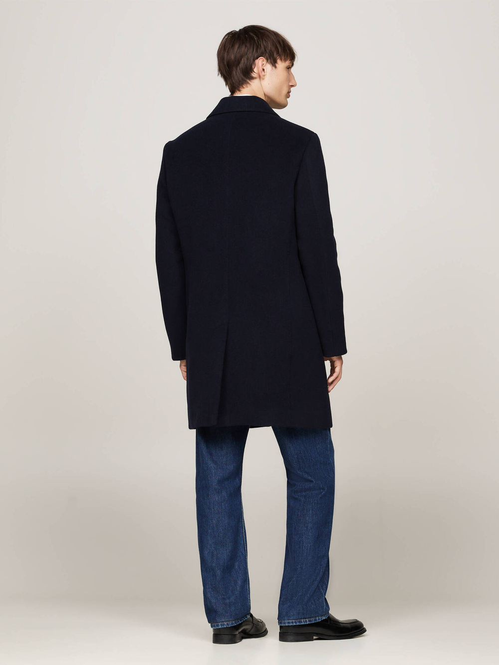 Хлопковое пальто Tommy Hilfiger - темно-синий(MW0MW36611)