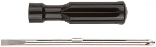 Отвертка переставная crv сталь черная пластиковая ручка 6х70 мм ph2/sl6 FIT