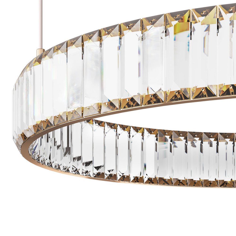 10135/600 Gold Подвесной светильник LOFT IT Crystal ring