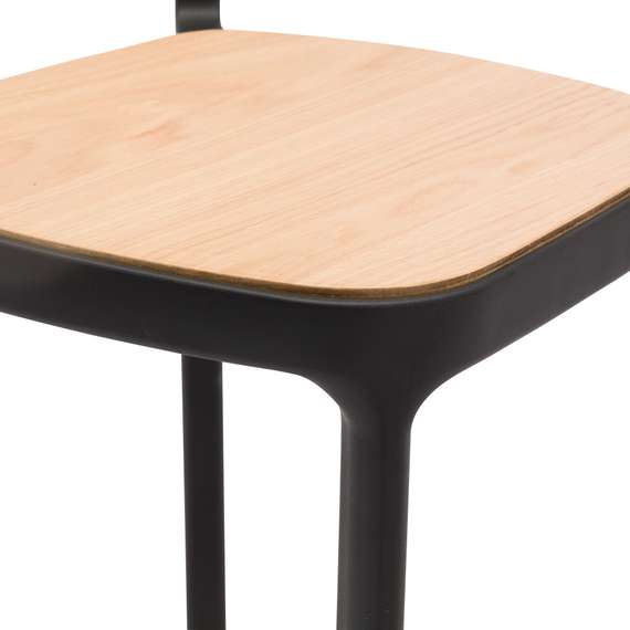 Стул Obu Wood черный