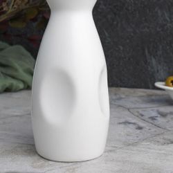 Соусник 250 мл бутылочка для соевого соуса, саке d 6,3 см h14,5 см белый фарфор NEW P.L. [6]