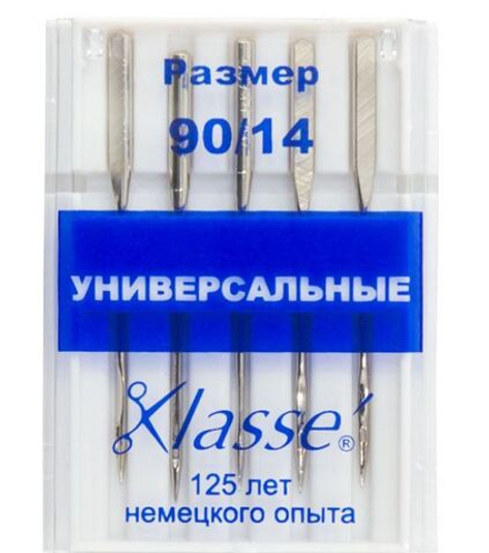 Иглы для бытовых швейных машин универсальные № 90 (10702070/270423/3170633/1_Индия)