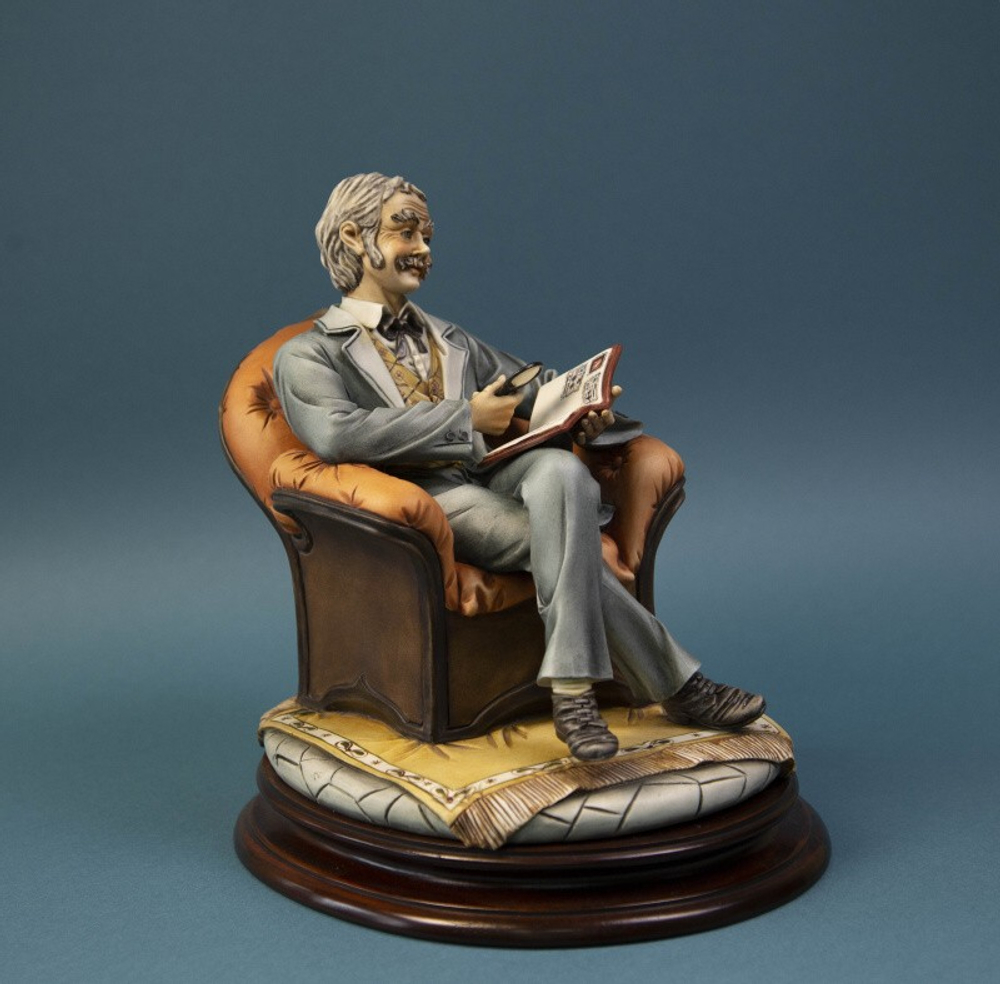 Фарфоровая мануфактура Capodimonte «Вечер за книгой»