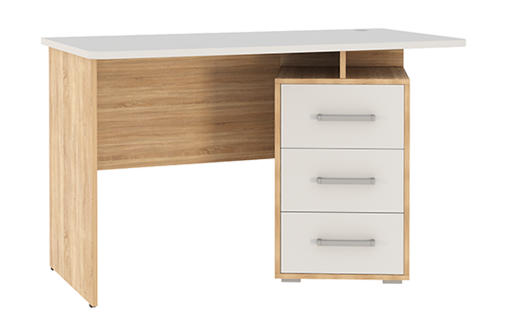 Лайт-2 Стол компьютерный 1200 дуб сонома/белый