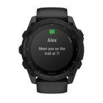 Спортивные часы Garmin tactix 8, 51 мм, Solar, чёрный силиконовый ремешок Безель из титана, дисплей Solar со стеклом Power Sapphire. Ремешок с классической застёжкой — на запястье обхватом 127–210 мм