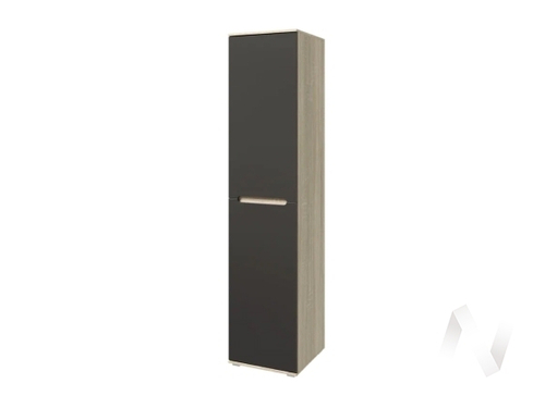 Пенал Спальня Ким (сонома/графит софт)