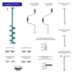 Ледобур ЛР-130Д левое вращение (LK-130LD)