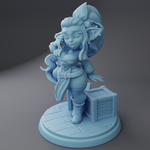Миниатюры Девушки гоблины 32мм 75мм 100мм goblin girl