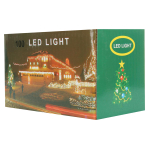 Электрогирлянда LED цветная с насадкой Кубики, длина насадки 1,5см, 28 ламп, 5м, 1 р.м.