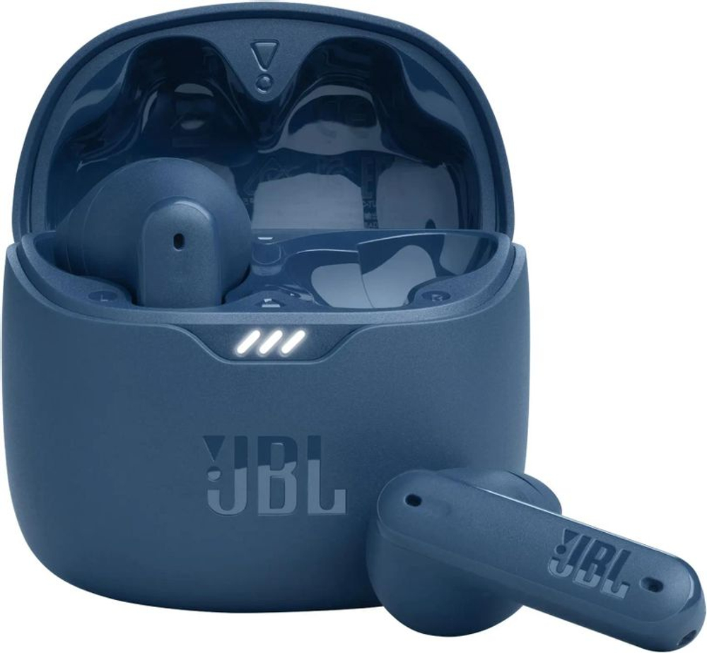 Наушники JBL Tune Flex, Bluetooth, внутриканальные, синий [jbltflexblu](Б/У)
