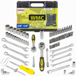 Набор инструментов 82 пр. 1/4''3/8''(6гр.)(4-22мм) WMC TOOLS WMC-4821-5DS-м