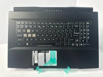 Верхняя панель с клавиатурой (топкейс) для ноутбука MSI Katana 17 B12UCX (957-17L541E-C20). Английская.