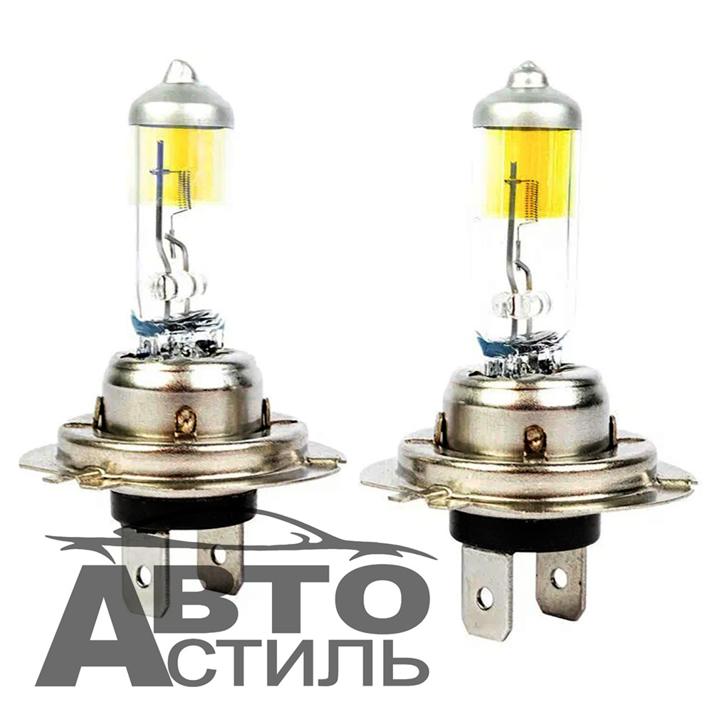 Автолампа H7 12V 55W Маяк    + 60% Gold  82720G+60  (к-т)