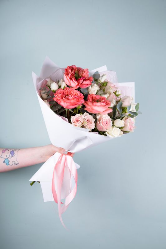 Букет "Ванильное небо"