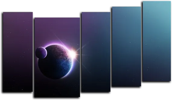 Модульная картина "Затмение"