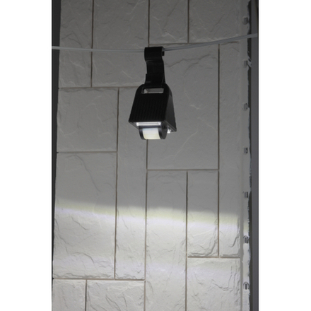 Светильник уличный ЭРА ERAFS024-05 подвесной с датчиком движения на солнечной батарее 16LED 50lm