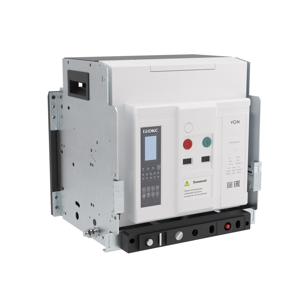 Воздушный автоматический выключатель YON pro ANX32X 3P 3200 А 100 кА, типоразмер M, расцепитель ETH, выкатной, вертикальное подключение, управление 220 В AC