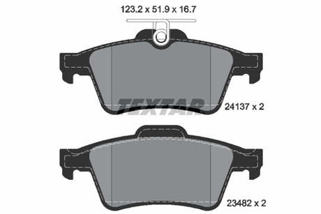 TEXTAR - 2413701-TET - Brake Pad Set, disc brake