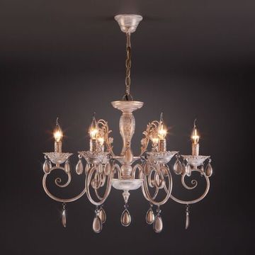 10009/6 / подвесной светильник /   золото с белым