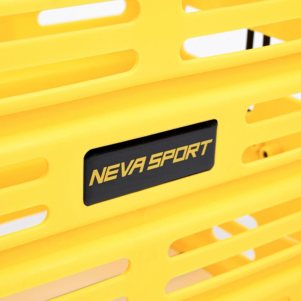 Корзина для теннисных мячей NEVA SPORT, UEA1_Y, на 75 мячей, пластик, желтый