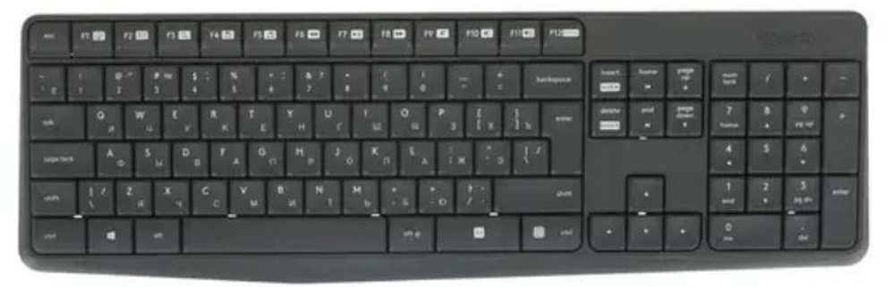 Клавиатура и мышь  Logitech MK235 RUS