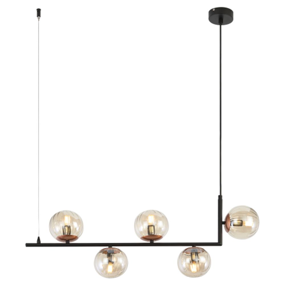Люстра Rivoli Ulrike 3171-205 5 * Е14 40 Вт модерн | Rivoli