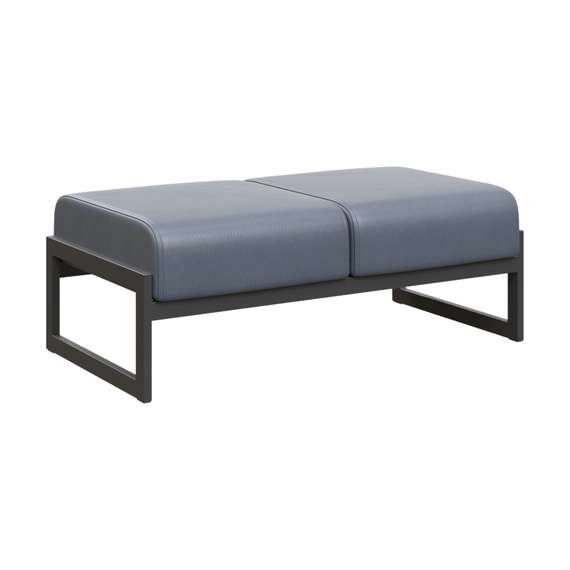 Module Банкетка двухместная MD.B2 Oregon 17/Металл Черный 1255*700*460