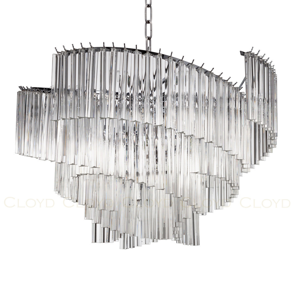 Люстра Cloyd EVOLUTE-A C18 / Ø80 см - хром (арт.10572)