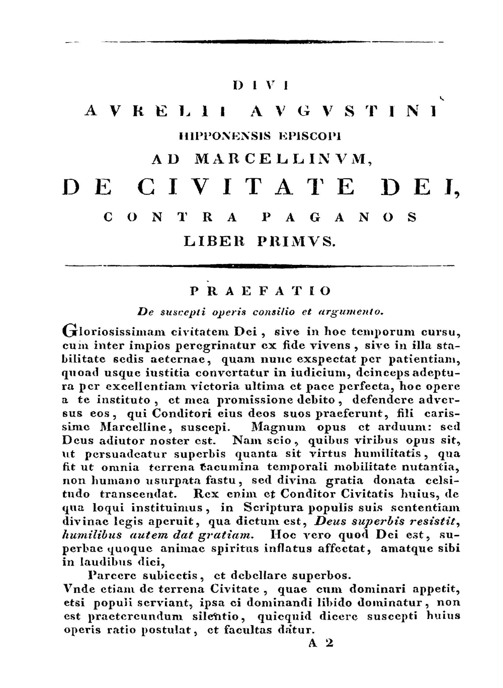 De civitate Dei Libri XXII . Tomus 1-2 | Saint Augustine