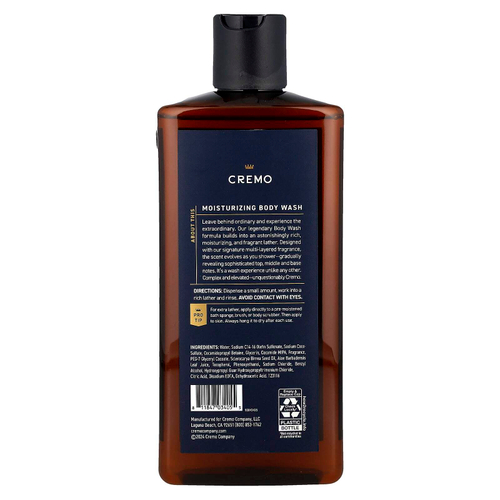 Cremo, Гель для душа, пало санто, 473 мл (16 жидк. Унций)