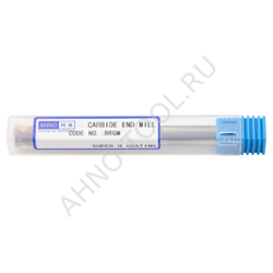 Фреза твердосплавная   6мм (L=75, l=20, хв=6) Z4 35° по стали, нерж., чугуну BRGM-4EL-D6.0 HRC45 AHN